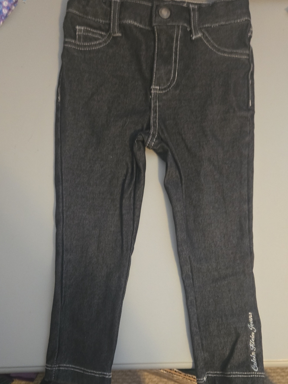 Calvin Klein Jeans Girls Black Denim Jeans 3T